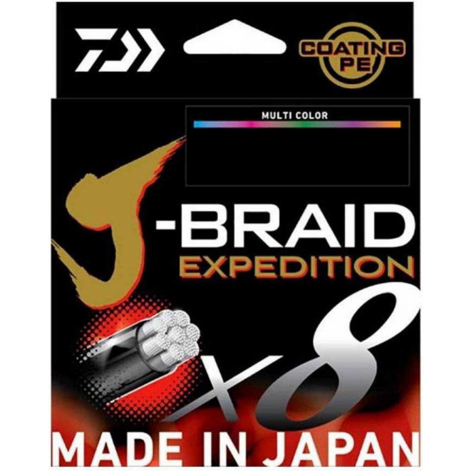 Леска DAIWA J-BRAID EXPEDITION×8E 0.22mm-300m MULTI COLOR 12552-122 Леска DAIWA J-BRAID EXPEDITION×8E 0.22mm-300m MULTI COLOR 12552-122